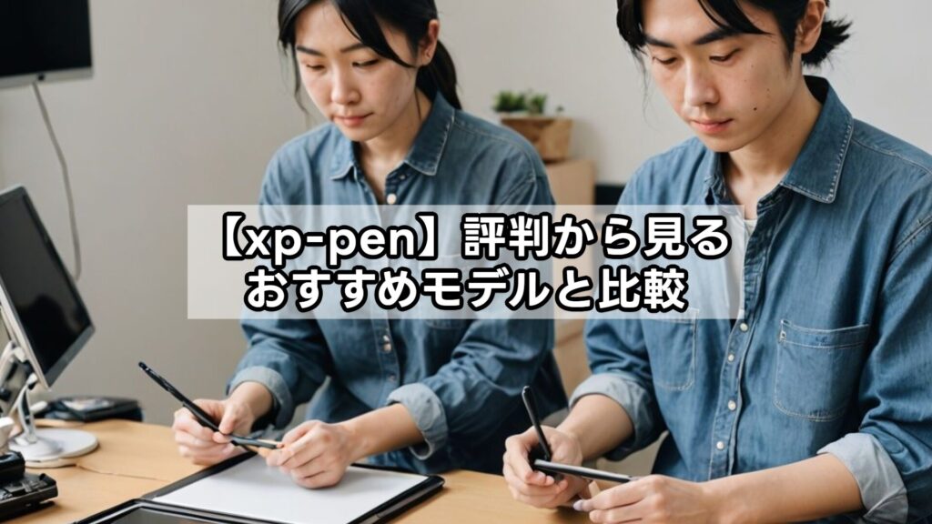 【xp-pen】評判から見るおすすめモデルと比較