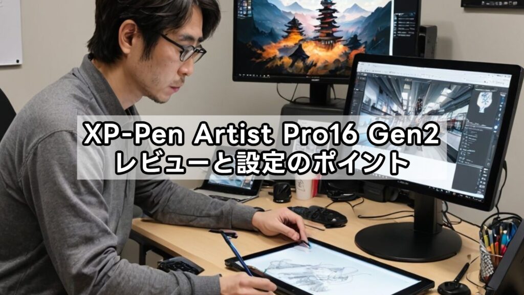 XP-Pen Artist Pro16 Gen2、レビューと設定のポイント