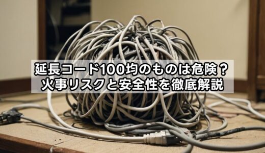 延長コード100均のものは危険？火事リスクと安全性を徹底解説