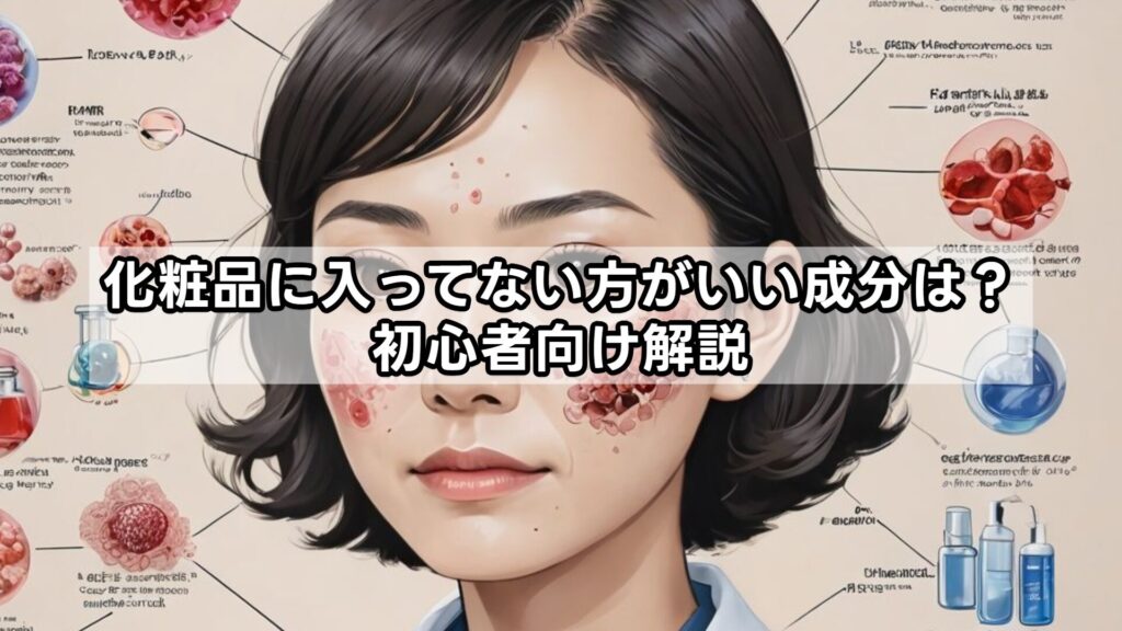 化粧品に入ってない方がいい成分は？初心者向け解説