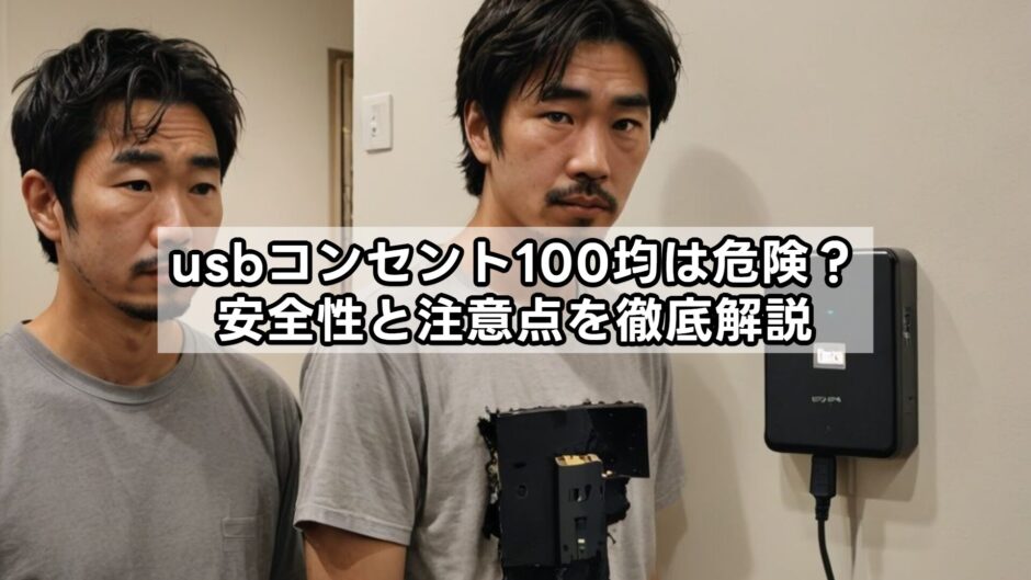 usbコンセント100均は危険？安全性と注意点を徹底解説