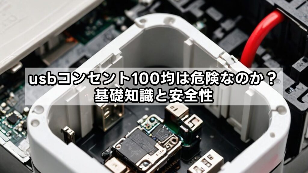 usbコンセント100均は危険なのか?基礎知識と安全性