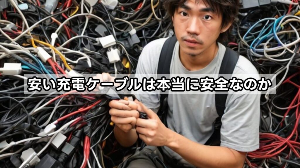 安い充電ケーブルは本当に安全なのか
