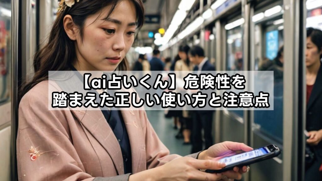 【ai占いくん】危険性を踏まえた正しい使い方と注意点