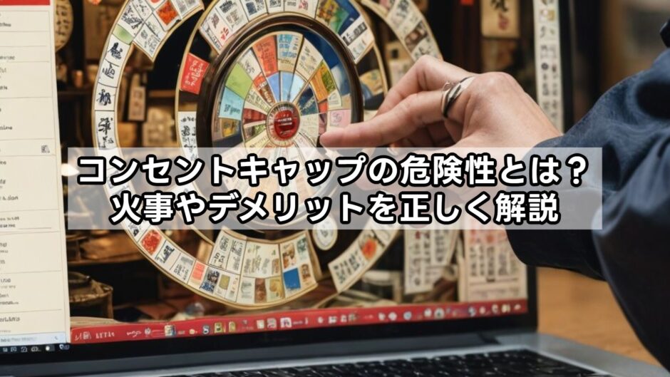 コンセントキャップの危険性とは？火事やデメリットを正しく解説