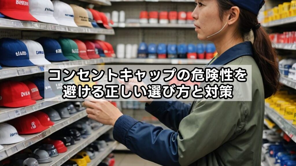 コンセントキャップの危険性を避ける正しい選び方と対策