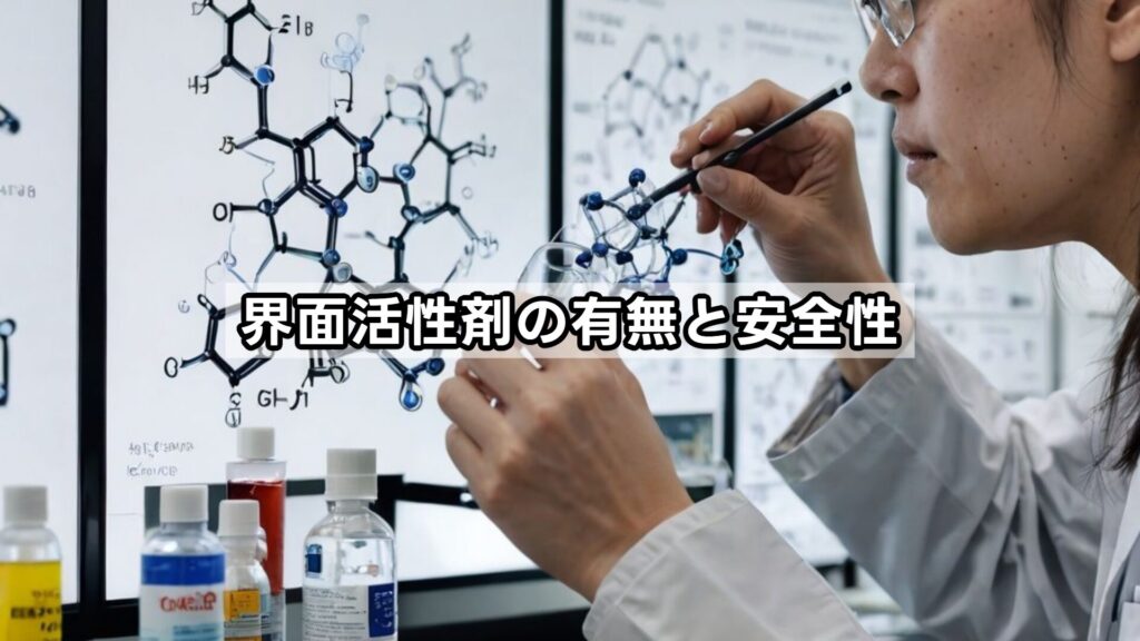 界面活性剤の有無と安全性