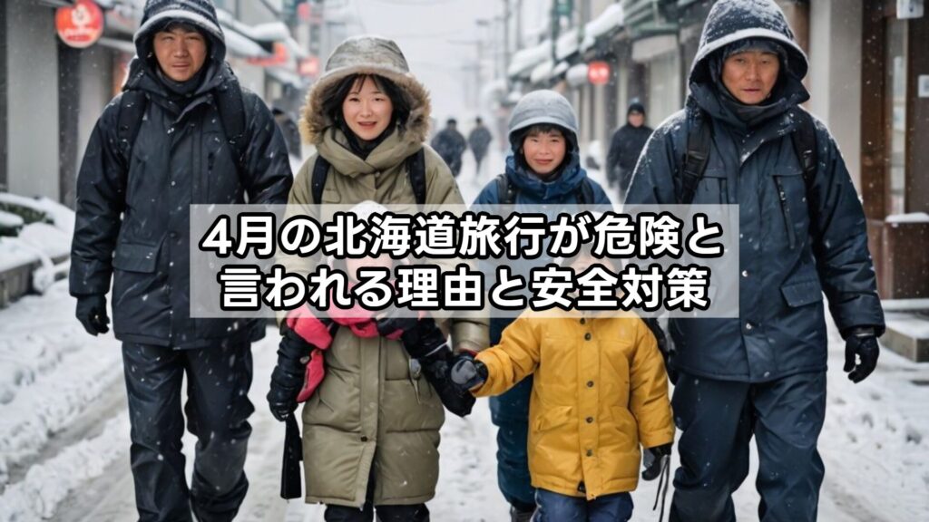 4月の北海道旅行が危険と言われる理由と安全対策
