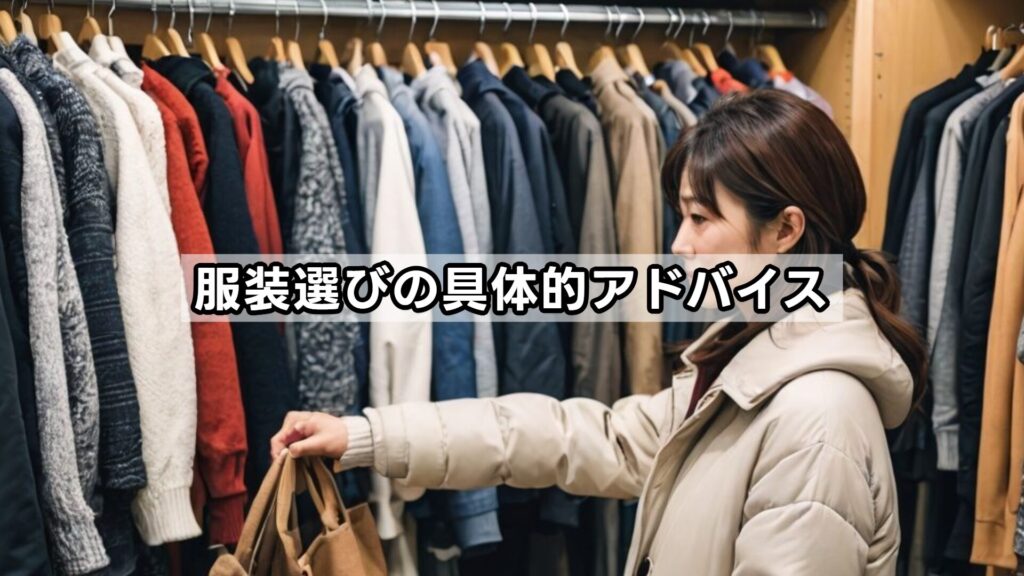 服装選びの具体的アドバイス