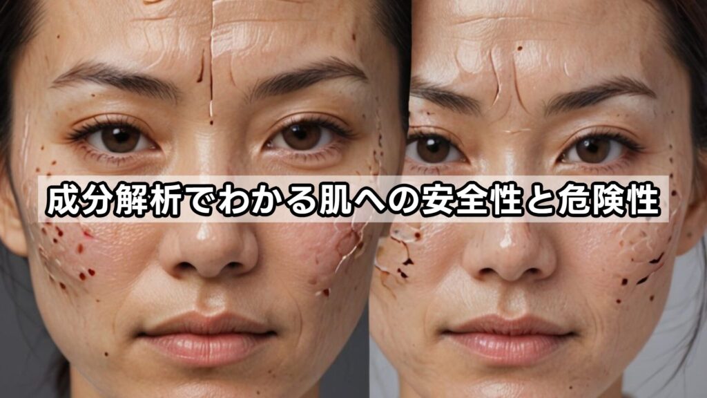 成分解析でわかる肌への安全性と危険性
