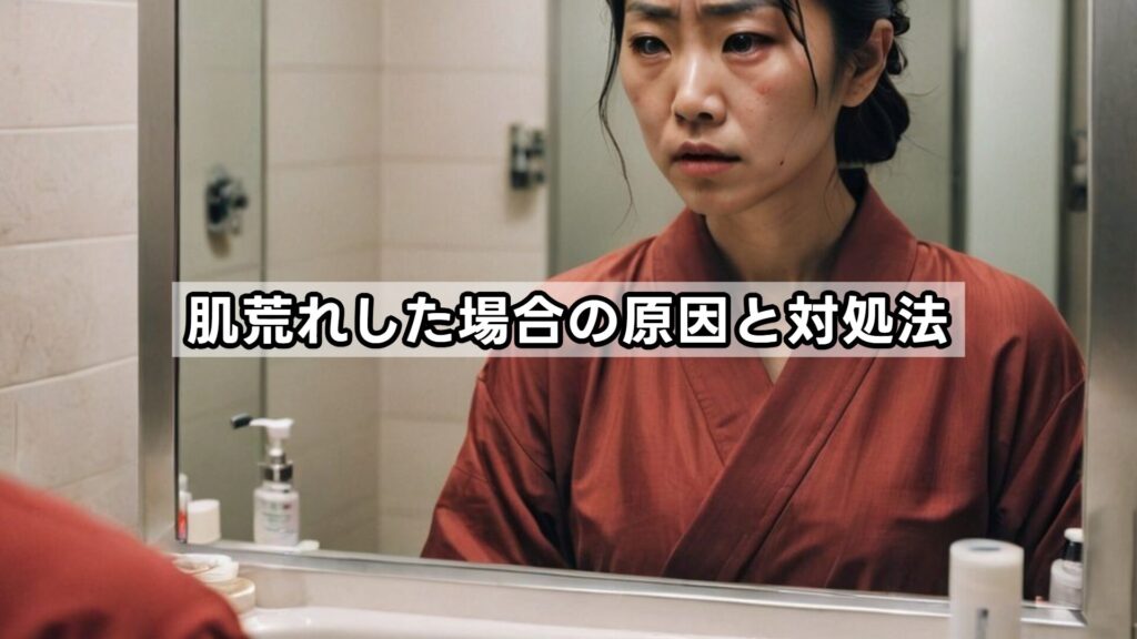 肌荒れした場合の原因と対処法