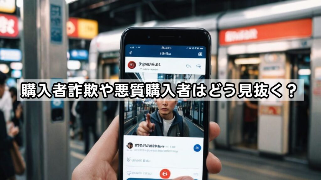 購入者詐欺や悪質購入者はどう見抜く?