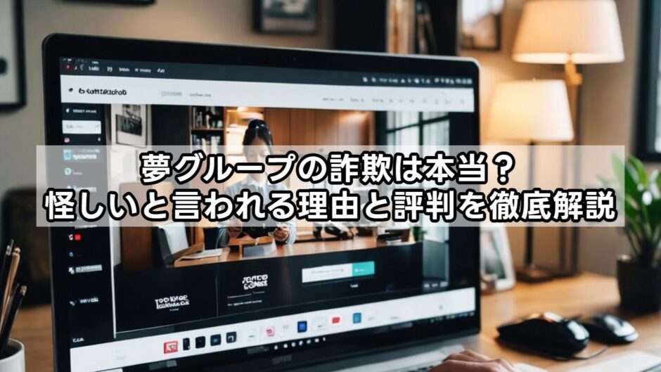 夢グループの詐欺は本当？怪しいと言われる理由と評判を徹底解説