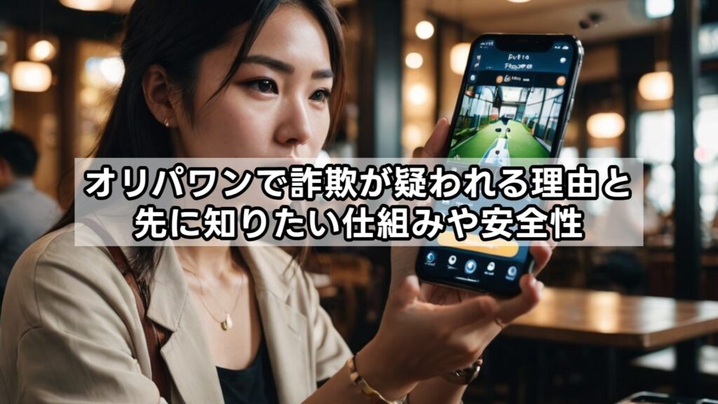 オリパワンで詐欺が疑われる理由と先に知りたい仕組みや安全性
