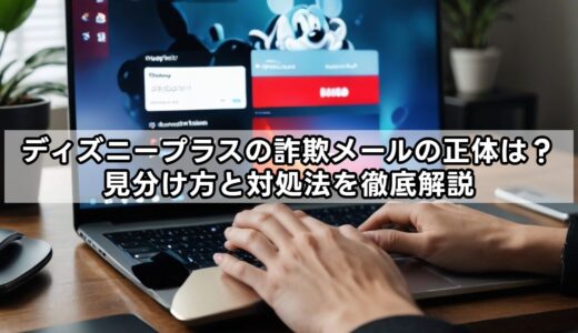 ディズニープラスの詐欺メールの正体は？見分け方と対処法を徹底解説