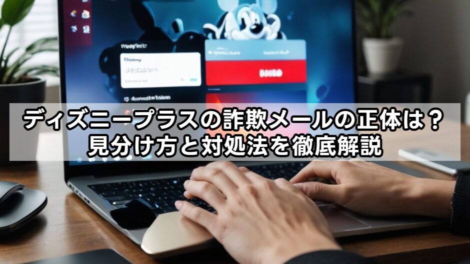 ディズニープラスの詐欺メールの正体は？見分け方と対処法を徹底解説